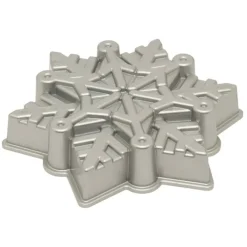 Nordic Ware sneeuwvlok bakvorm ø 28 cm aluminium grijs