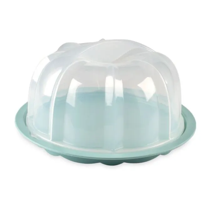 Nordic Ware taartschaal met deksel ø 29,5 cm kunststof mintgroen