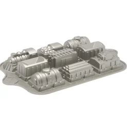 Nordic Ware trein bakvorm 9 stuks 40 x 25 cm gietaluminium g
