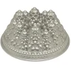 Nordic Ware tulbandvorm 10 kerstbomen ø 24 cm aluminium grijs