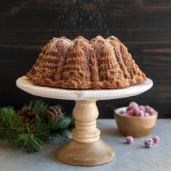 Nordic Ware Very Merry Bundt bakvorm zilver aluminium