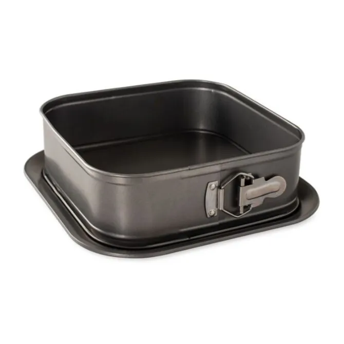 Nordic Ware vierkante springvorm 23,9 x 23,9 cm carbonstaal