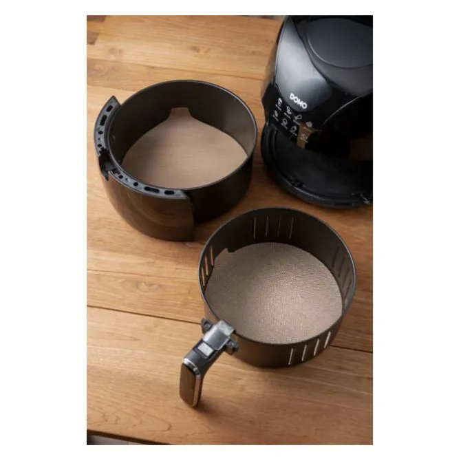 NoStik herbruikbaar bakpapier airfryer rond PFAS-vrij 2 stuks
