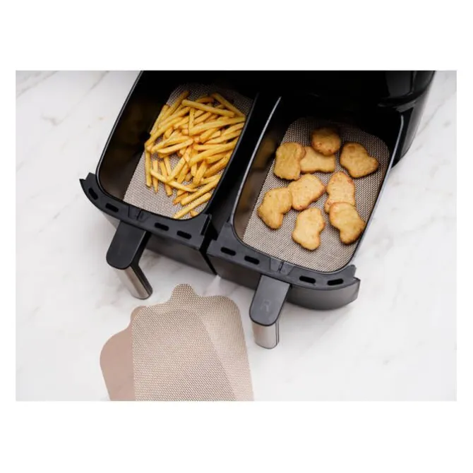 NoStik herbruikbaar bakpapier airfryer dual PFAS-vrij 2 stuks