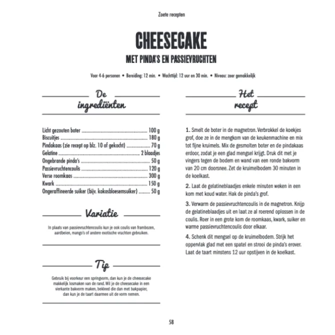 Noten : 36 recepten met een bite
