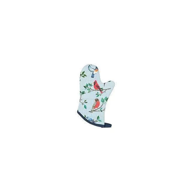 Now Designs Birdsong ovenwant 30 x 13 cm katoen blauw
