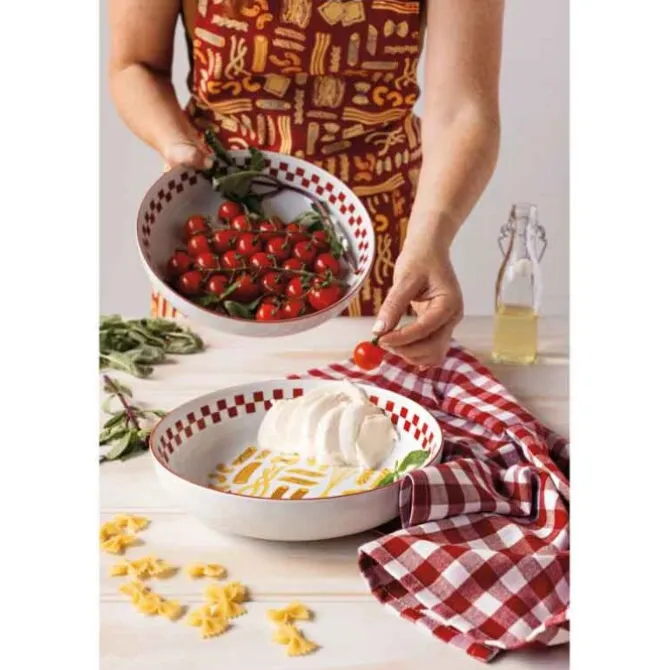 Now Designs Buona Pasta schort 85 x 70 cm katoen