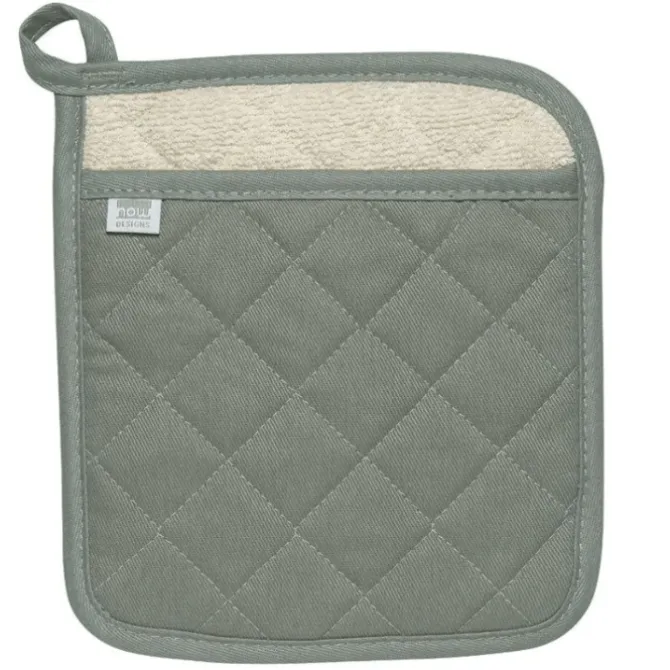 Now Designs London Gray Superior pannenlap 20 x 20 cm katoen grijs