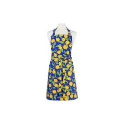 Now Designs Provencal Lemons schort katoen blauw/geel