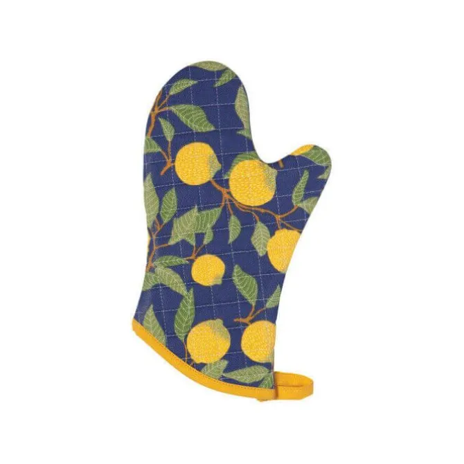 Now Designs Provencal Lemons ovenwant katoen blauw/geel