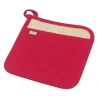 Now Designs Superior pannenlap 20 x 20 cm katoen rood