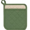 Now Designs Superior pannenlap 20 x 20 cm katoen Elm Green
