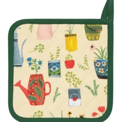 Now Designs Watering Cans pannenlap 20 x 20 cm katoen