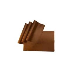 OFYR placemats leer bruin 4 stuks