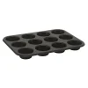Oldenhof Bakers Select bakblik voor 12 muffins ø 7,5 cm zwart