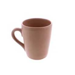 Oldenhof 1821 beker met oor 300 ml aardewerk mat roze