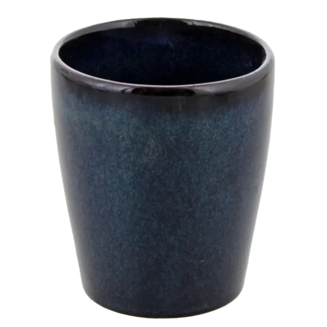 Oldenhof 1821 beker 300 ml aardewerk indigo blauw
