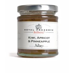 Oldenhof Belberry Kiwi & abrikozen & ananas confiture 215 gram