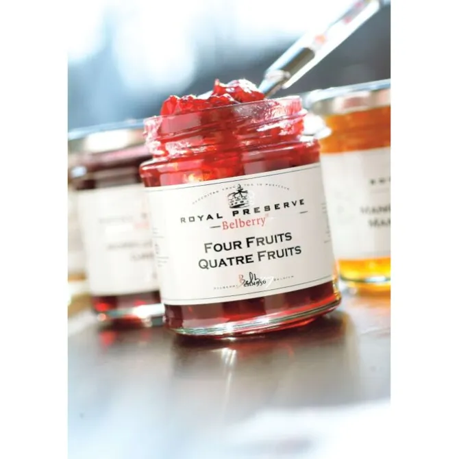 Oldenhof Belberry vier vruchten confiture 215 gram