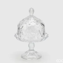 Oldenhof bonbonnière op voet 23 x 16 cm glas