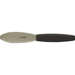 Oldenhof botermes 11 cm rvs kunststof zwart