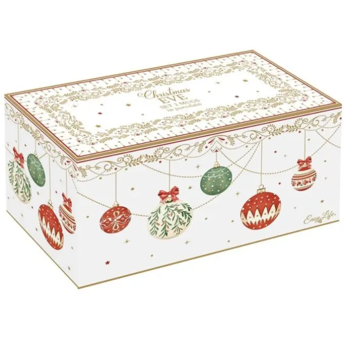 Oldenhof Christmas Eve mok 275 ml porselein 2 stuks