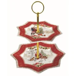 Oldenhof Christmas Memories etagère porselein