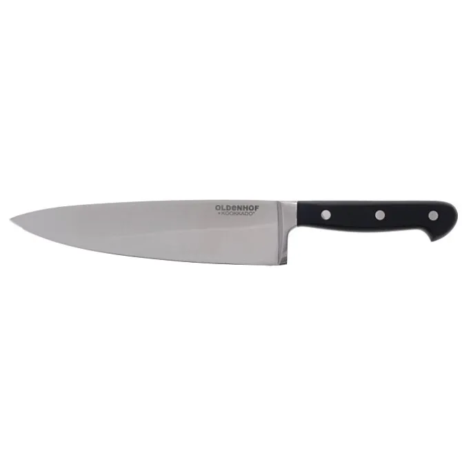 Oldenhof Classic koksmes 20 cm messenstaal