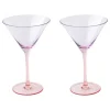 Oldenhof cocktailglazen 270 ml Violet Rood set van 2