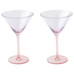 Oldenhof cocktailglazen 270 ml Violet Rood set van 2