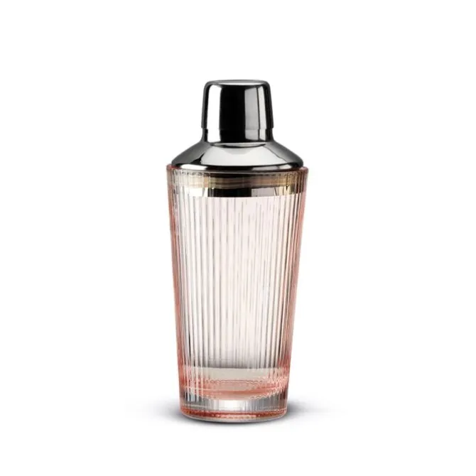 Oldenhof cocktailshaker glas roze