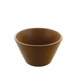 Oldenhof 1821 conische kom ø 14,5 cm aardewerk mat bruin