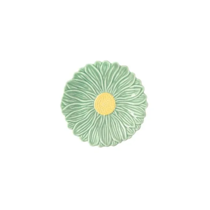 Oldenhof Daisy dessertbord ø 21 cm aardewerk groen