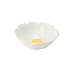 Oldenhof Daisy diep bord ø 18 cm aardewerk wit