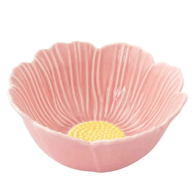Oldenhof Daisy kom ø 12 cm aardewerk roze