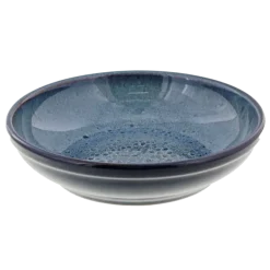 Oldenhof 1821 diep bord ø 23 x 5,5 cm aardewerk indigo spickelblauw