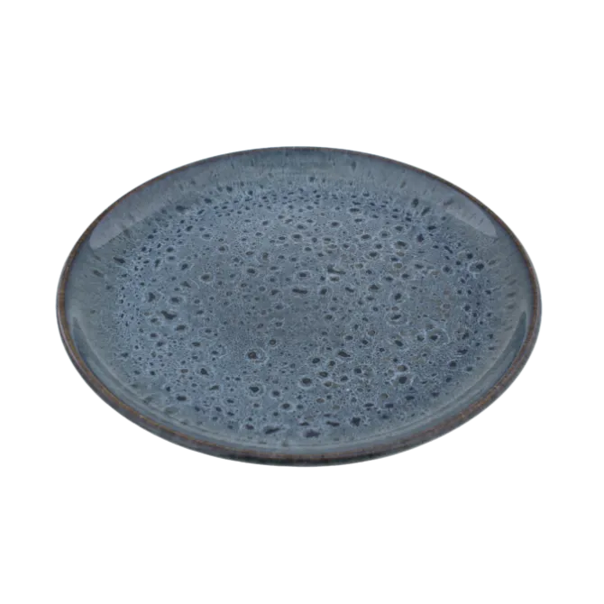 Oldenhof 1821 dinerbord ø 27 cm aardewerk indigo spickelblauw