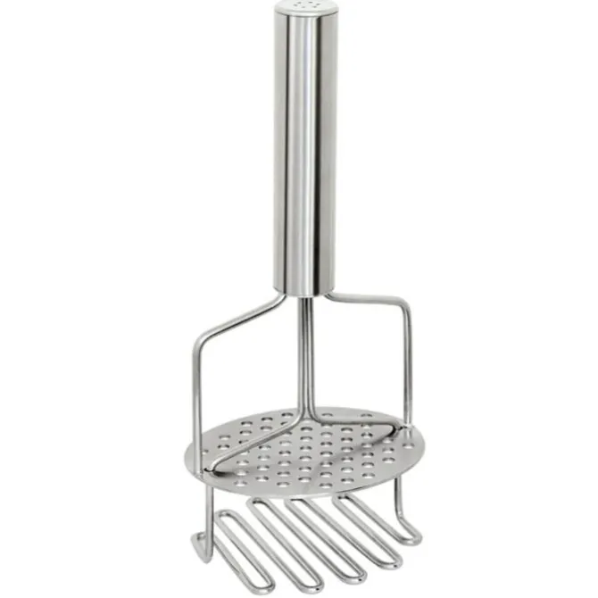 Oldenhof dubbele pureestamper 25 cm rvs