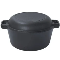 Oldenhof Dutch Oven braadpan ø 26 cm ongeëmailleerd gietijzer