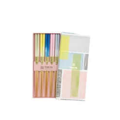 Oldenhof eetstokjes 22,5 cm Colorfull 5 stuks