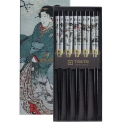 Oldenhof eetstokjes 22,5 cm hout Geisha 5 stuks