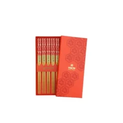 Oldenhof eetstokjes 22,5 cm Red Leaf 5 stuks