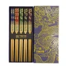 Oldenhof eetstokjes giftbox Dragon 5 stuks