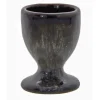 Oldenhof 1821 eierdop 6 x 5 cm aardewerk spickelblauw