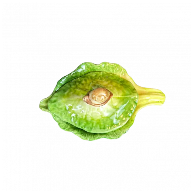 Oldenhof Escargot schaaltje met deksel aardewerk