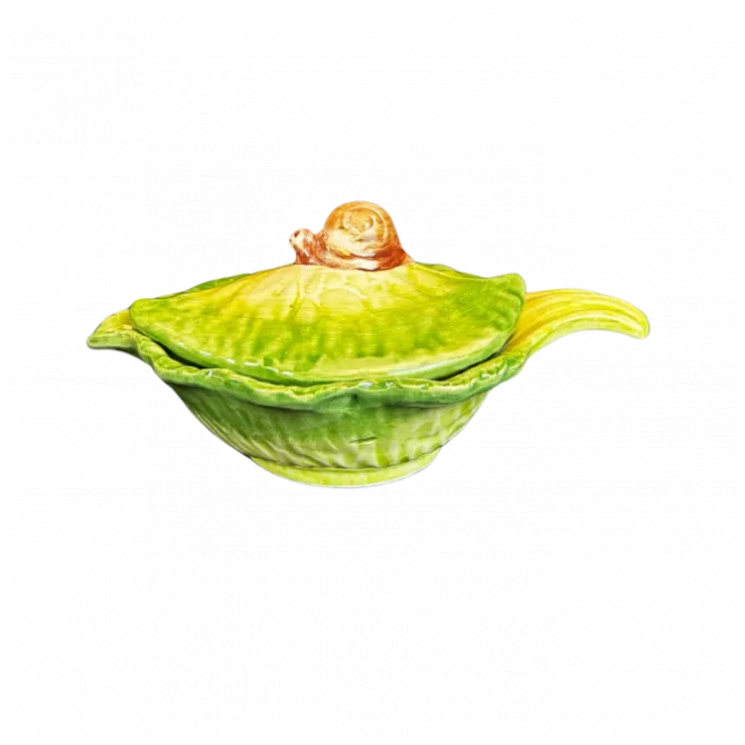 Oldenhof Escargot schaaltje met deksel aardewerk