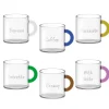 Oldenhof espressoglazenset 100 ml glas 6-delig