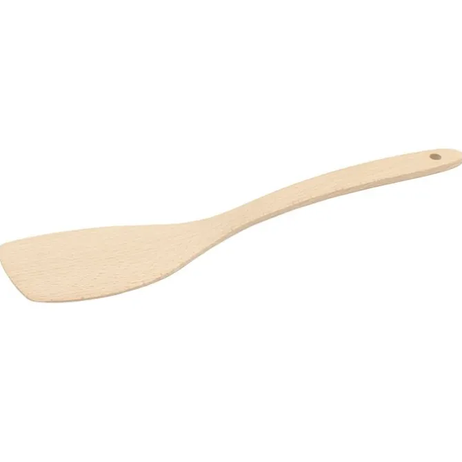 Oldenhof gebogen spatel 31 cm hout