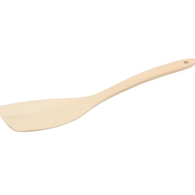 Oldenhof gebogen spatel 32 cm hout