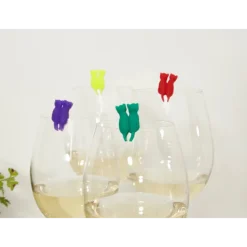 Oldenhof Glas markers regenboog katten 8 stuks silicone